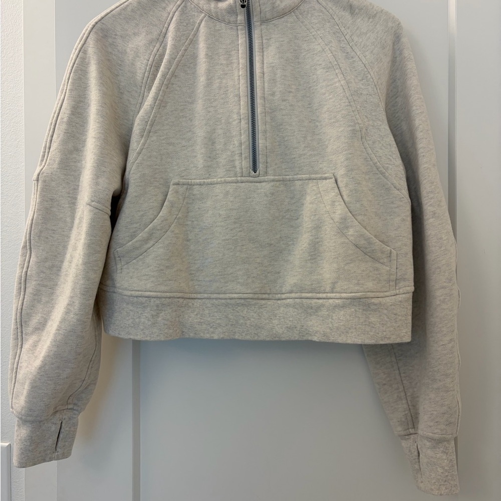 Lululemon croped Half-Zip Sweatshirt